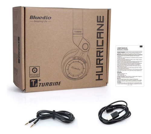 Auriculares Inalámbricos Bluetooth Bluedio T2 Plus Turbine W