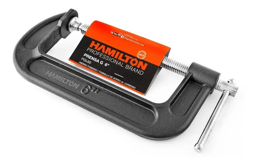 Prensa Tipo G 6 PuLG. Sargento Linea Pesada Hamilton Pgl60