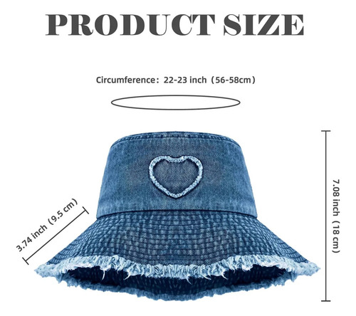 Sombreros De Mezclilla Para Mujer, Sombrero De Sol De Mezcli