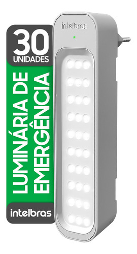 Kit Atacado 30 Lâmpadas Emergência Led, Automático Intelbras Cor Branco 100v/240v