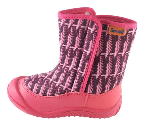 Bota Caña Media Fucsia Small Shoes Envío Gratis