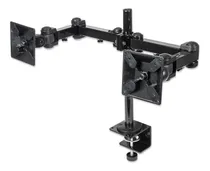 Comprar Soporte Con Brazos Para 2 Monitores Hasta 24'' Manhattan \u002Fvc Color Negro