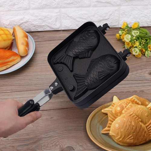 D Máquina De Fazer Waffles De Peixe Taiyaki Japonesa