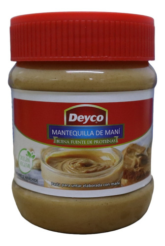 Mantequilla De Mani 100% Deyco 340gr De Delicia 