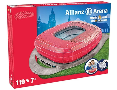 Rompecabezas 3d Estadio Allianz Arena Bayern Munich Nanostad
