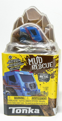 Tonka Mud Rescue - Vehículo Metal En Arena Kinetica