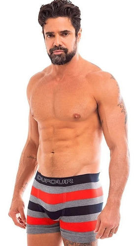 Pack X 3 Calzoncillos Boxer Hombre Algodon Rayados Dufuor 