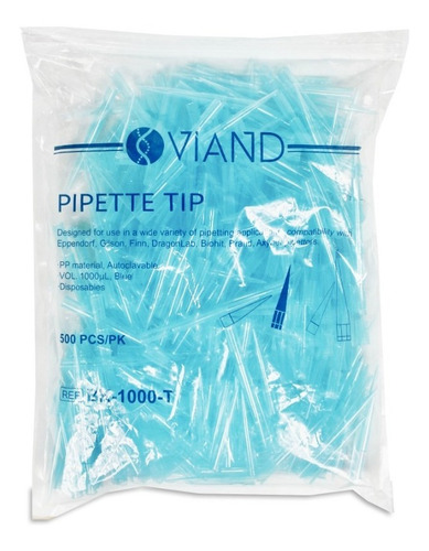 Pipeta De Laboratorio Viand Bk-1000-t Color Azul