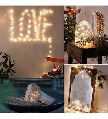 Guirnaldas Led 100 Luces, 10 Metros. Decoracion, Hadas
