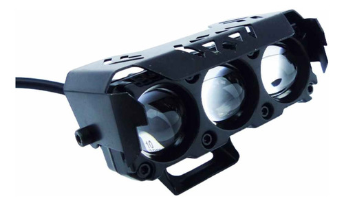 Neblinero Para Moto Mini 3 Led 40w Duo Color Ambar-blanco