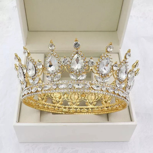 Corona De Boda Con Diamantes De Imitación De La Reina