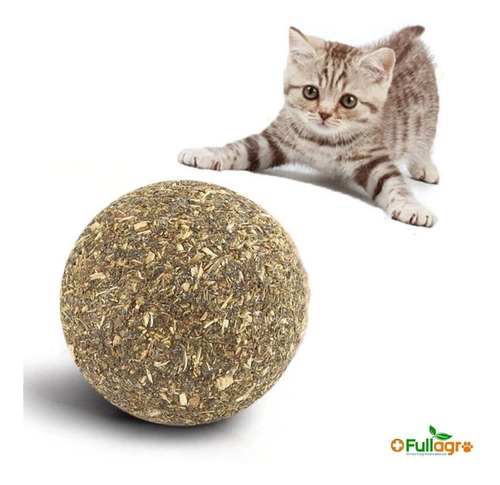 Bioline Bola De Catnip Prensado - Extra Duracion Y No Toxico