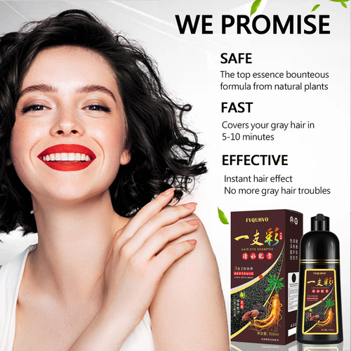 Shampoo Onilyua Instant 500ml Para Cor De Cabelo Castanho E