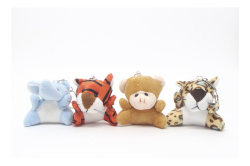 Lembrancinha Personalizada Safari Rosa Pelúcia 6cm 10 Kits