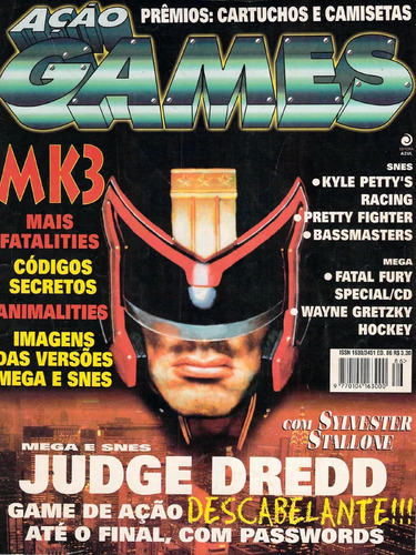 Revista Ação Games Nº 86 - Judge Dredd 