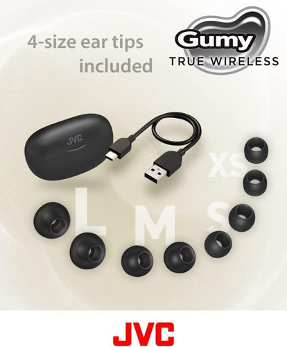 Jvc New Gumy True Wireless Earbuds, Batería De Larga Duració