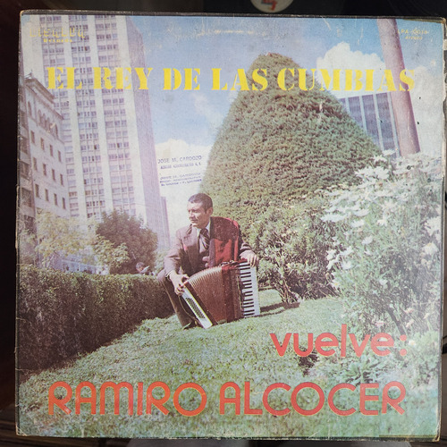 Vinilo Ramiro Alcocer El Rey De La Cumbia C1