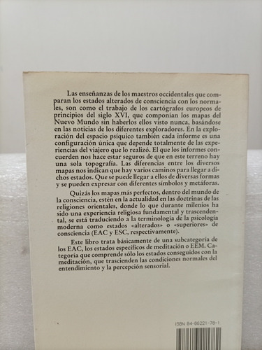 Libro. A La Luz De La Meditación. Los Estados Sup. D. Consci (Usado)