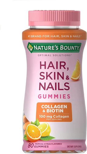 Hair Skin Nails Gummies Natures