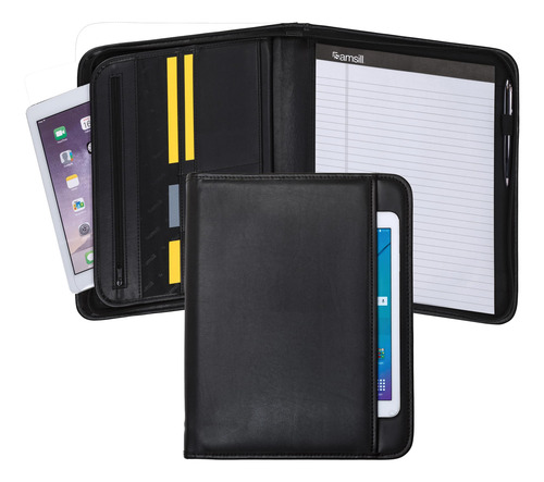 Padfolio Profesional Con Cierre Seguro Funda Para Tableta