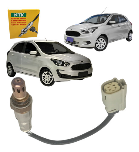 Sonda Lambda Ntk Compatível Com Ford Ka 1.0 12v 2015 A 2018