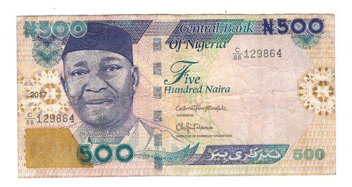 Nigeria - Billete 500 Naira 2017 - 129864