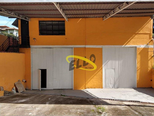 Imagem 2 de 14 de Galpão Para Alugar, 450 M² Por R$ 6.000,00/mês - Vila Jovina - Cotia/sp - Ga0439