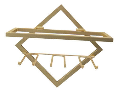 Stanff Stand De Pared Colgando Colgante De La Pared Oro