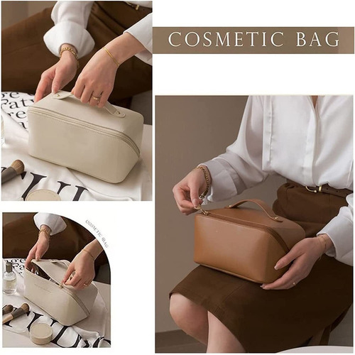 Neceser De Viaje De Gran Capacidad, Doble Capa Impermeable