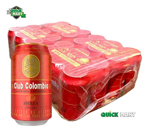 Cerveza Club Colombia Roja X 24 - mL a $10