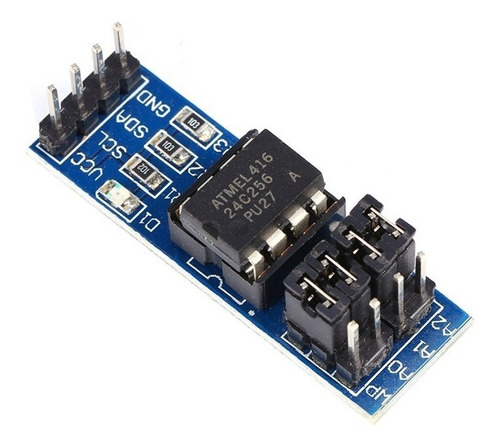 Módulo Memória Eeprom At24c02 Para Arduino Atmega Atmel Avr