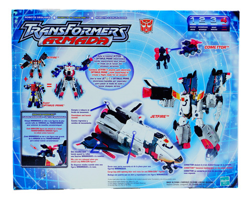 Transformers Armada Jetfire Vehicle & Comettor 2002 Msi