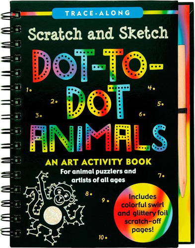 Dot-to-dot Animals Scratch & Sketch (trace-along), De Lee Nemmers. Editorial Peter Pauper Press, Tapa Dura En Inglés
