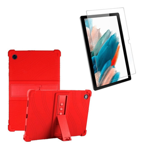 Protector Y Carcasa Soporte Para Samsung Tab A8 10.5 Sm-x200