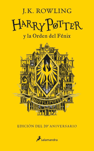 Harry Potter V - La Orden Del Fenix - 20 Aniv. Hufflepuff