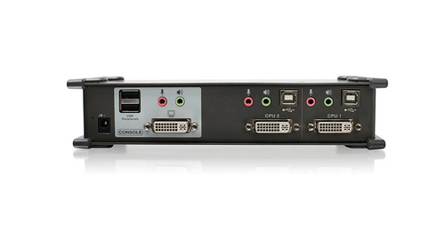 Interruptor Iogear 2 Puertos Dvi Kvmp Con Cables, Conforma C
