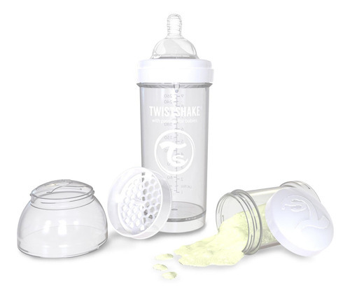 Botella blanca blanca de 260 ml Twistshake