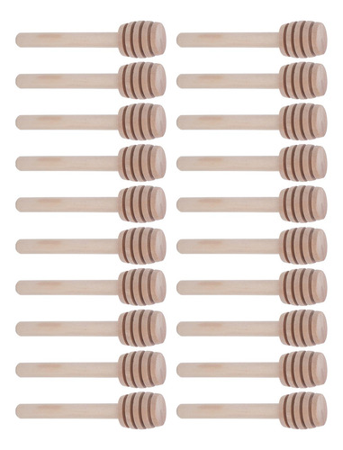 Wooden Stirring Stick 20pcs Honey Dipper Sticks Mixing Rod
