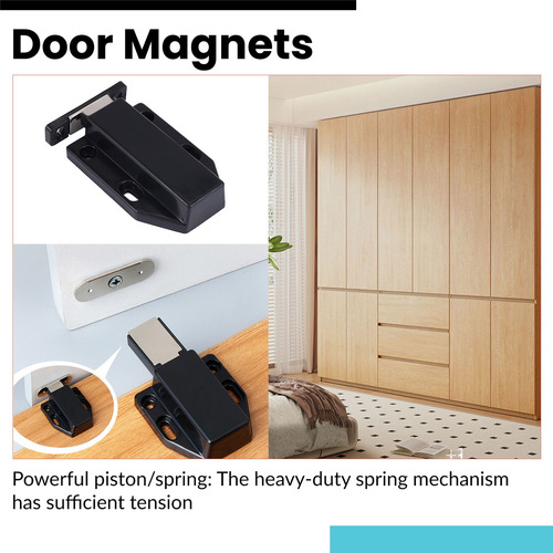 Push Latch Heavy Duty 4 Pack Latches For Large Door Push Bla