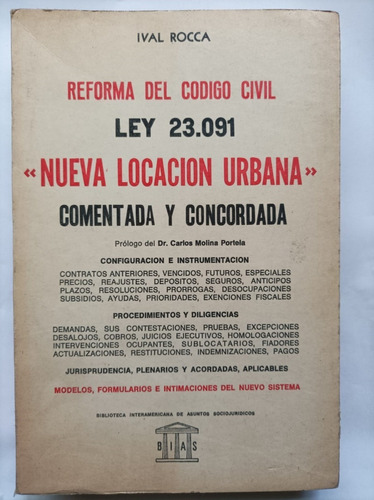 Reforma Del Código Civil Nueva Locación Urbana Ley 23.091