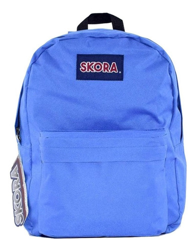 Mochila Skora Lisa Azul Francia Urbana Escolar 26312 Maple