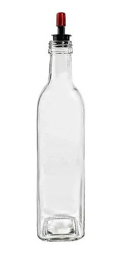  Botella De 500 Cc Para Aceite Y Vinagre Vidrio Con Pico
