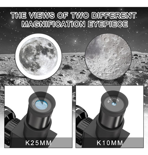 Telescopio Refractor Astronómico 70mm Ajustable Ecoopro