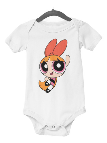 Playera De Bebé Mameluco, Pañalero Chicas Superpoderosas Bom