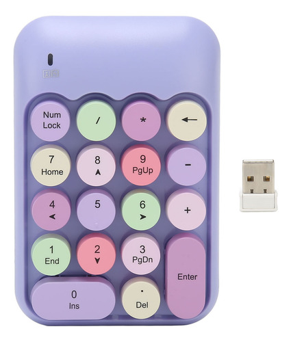 Numérico Inalámbrico Inalámbrico Violet Portable Silent De 2