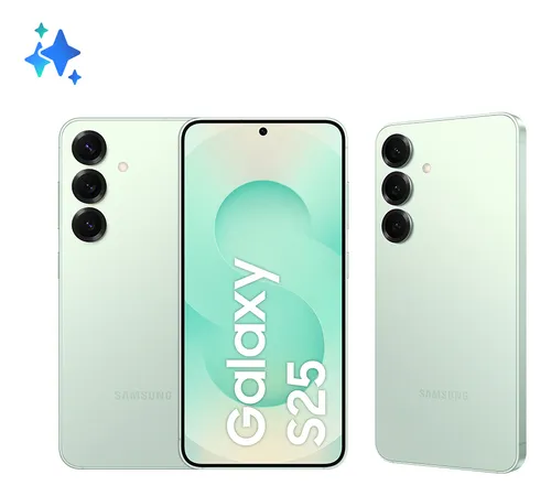 Samsung Galaxy S25 5G, 256GB, 12GB, Câmera Tripla - Verde claro