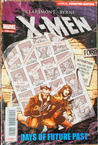 X-men - Days Of Future Past -marvel Monsters Edition