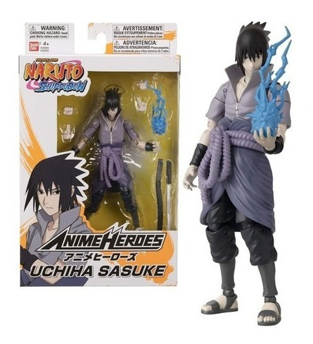 Figura Naruto Shippuden Anime Heroes Uchiha Sasuke