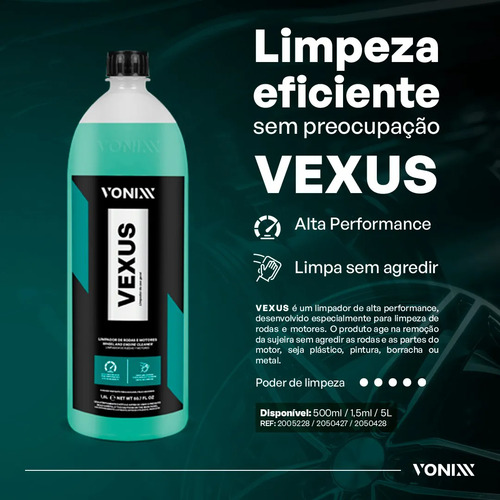 Kit Limpeza Automotiva Reboot + Vexus + Vertex 500ml