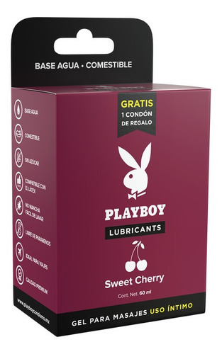 Imagen 4 de 4 de 3 Pack De Playboy Lubricants Sexy Cherry 60ml C/u